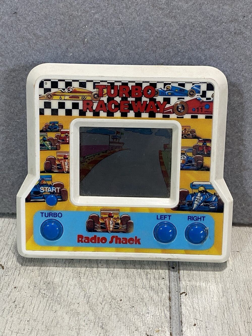 Vintage Radio Shack Turbo Raceway Handheld Game 60-2242 - TESTED AND WORKING